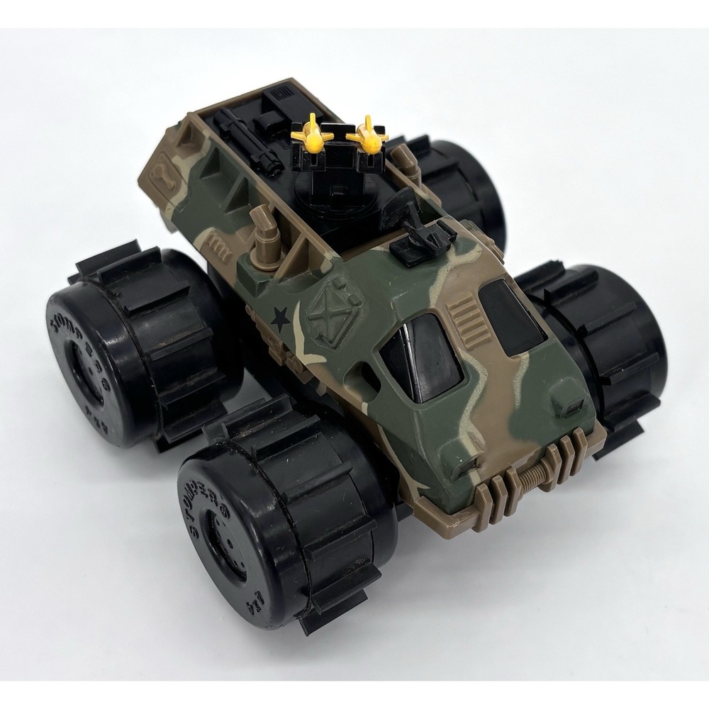 Vintage 1980s Schaper Stomper Water Demons Military Amphibious 4x4 Camo Missile